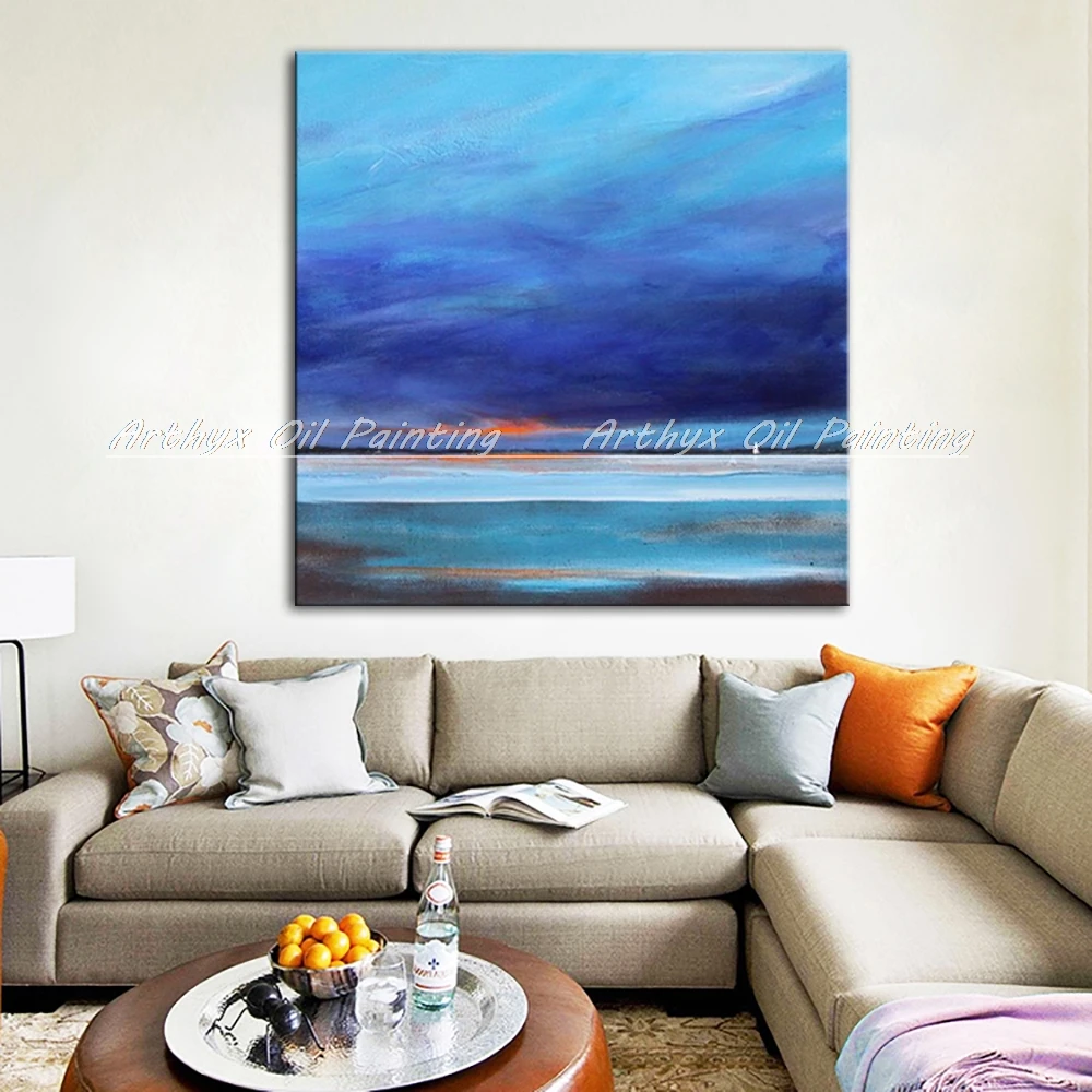 Arthyx ручная роспись современный пейзаж картина маслом на холсте настенное