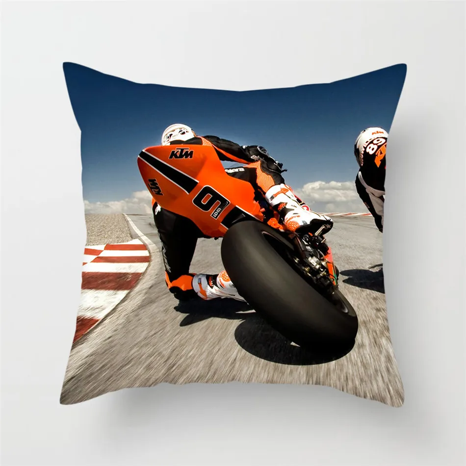 Чехол на подушку для мотоцикла Fuwatacchi квадратная наволочка домашнего дивана