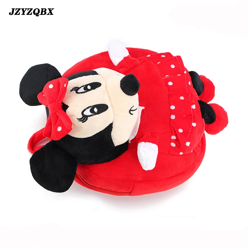 Mickey School Bags Cartoon Lovely Kindergarten school Bag Men Plush Schoolbag Women's Bow Decoration Schoolbag Mochila Schoolbag