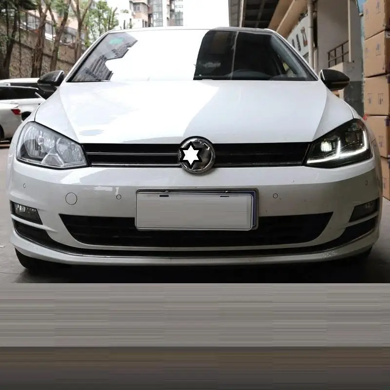Drl Automovil Запчасти для укладки Neblineros Led Para Автомобильные фары Задние Автомобильные фары в сборе 14 15 16 17 для Volkswagen Golf 7