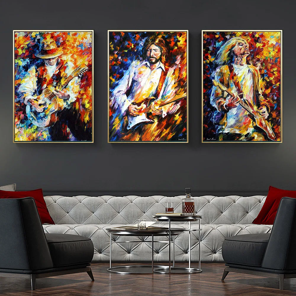Художественная фигурка граффити плакат саксофон гитара soloist Абстрактная Картина