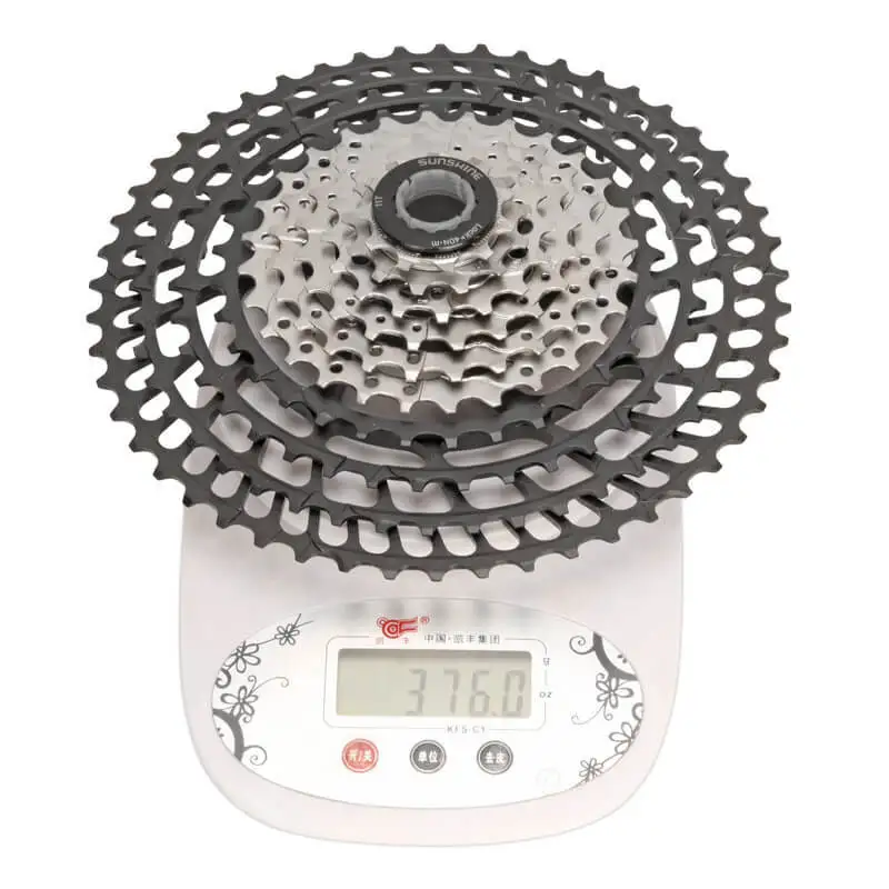 

Sunshine 10 Speed Cassette MTB 11-50T Mountain Bike Freewheel 10S Competition-level Ultralight 376g Flywheel Cog 50T Hollow