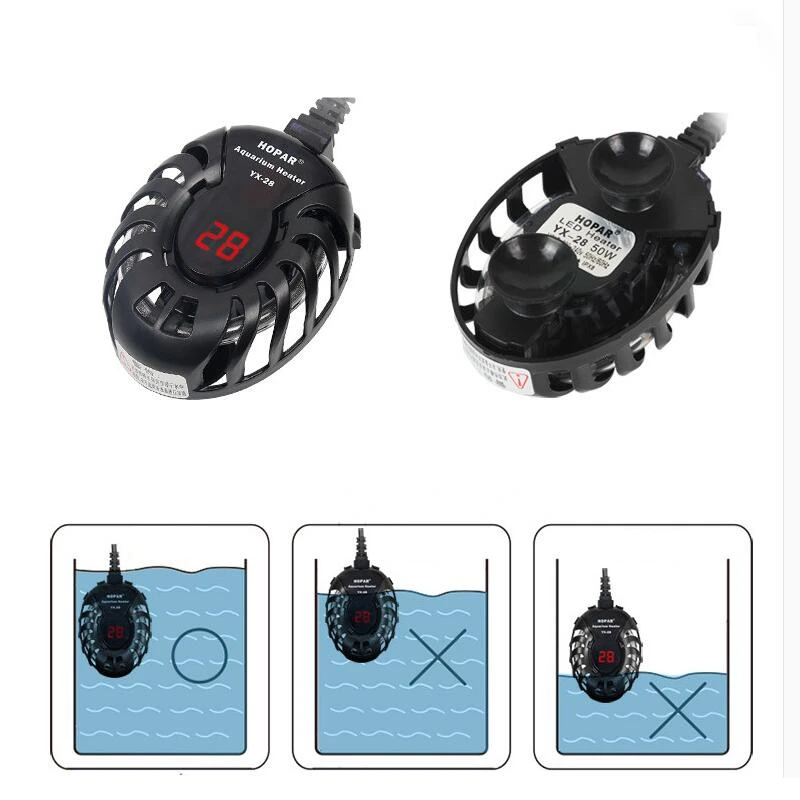 Цифровой аквариумный Мини нагреватель 220 В автоматические водонагреватели