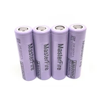 masterfire 4pcslot genuine inr18650f1l 18650 3 6v 3350mah f1l battery rechargeable lithium batteries cell maximum 5a discharge