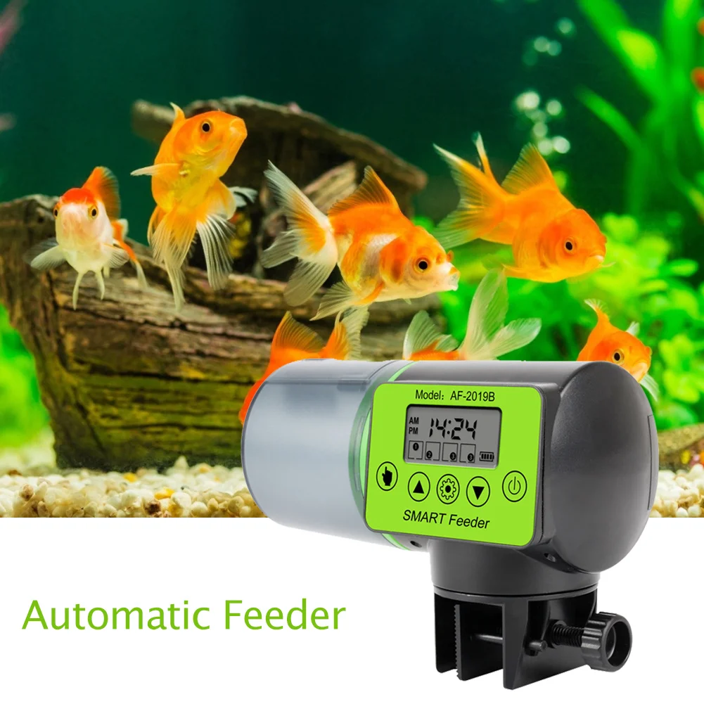 

Таймер автоматической подачи корма для рыбы кормушка для аквариума с ЖК-дисплеем