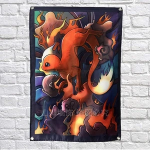 Japanese ukiyo-e Tattoos Poster Banners Bar Club Tattoo Studio Decor Hanging Painting Waterproof Cloth Polyester Fabric Flags