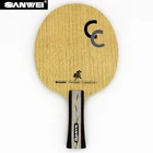 Ракетка для пинг-понга Sanwei CC 5 + 2, из мягкого углеродного волокна + +, для настольного тенниса, с бесплатным чехлом