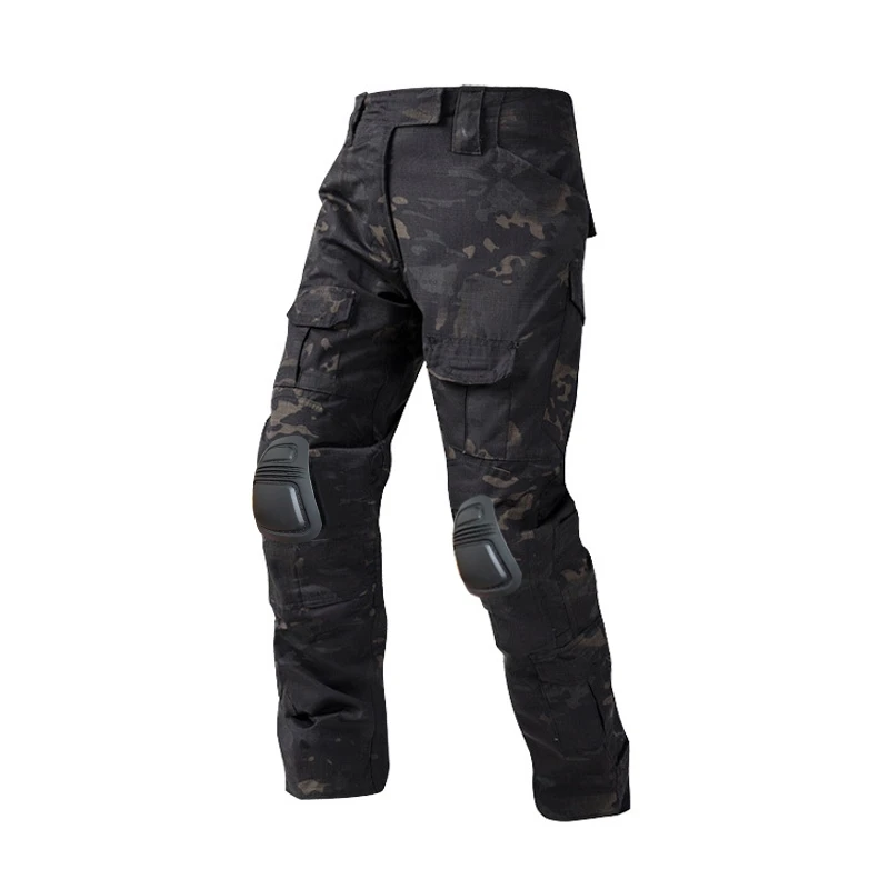 Мужские камуфляжные брюки-карго армейские тактические брюки в стиле милитари с