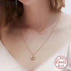 BOAKO 925 стерлингового серебра полые подвеска в форме солнца длинное ожерелье цепочка с бусинами Солнечный свет ожерелье для женщин в стиле панк рок ювелирные изделия