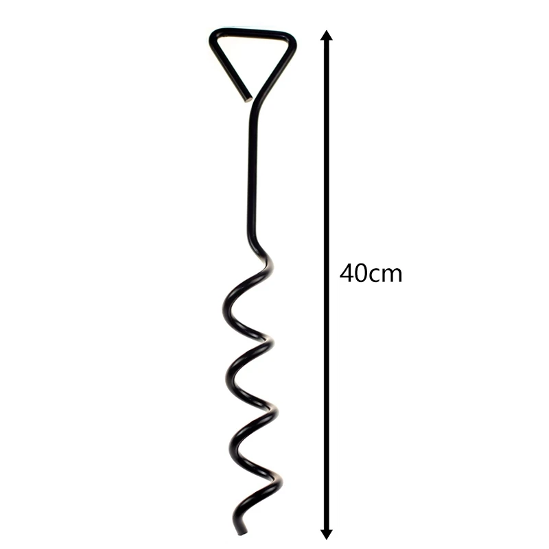 

ELOS-Trampoline Anchors Trampoline Stakes Heavy Duty Trampoline Parts Shape Steel Stakes Anchor Kit for Trampolines