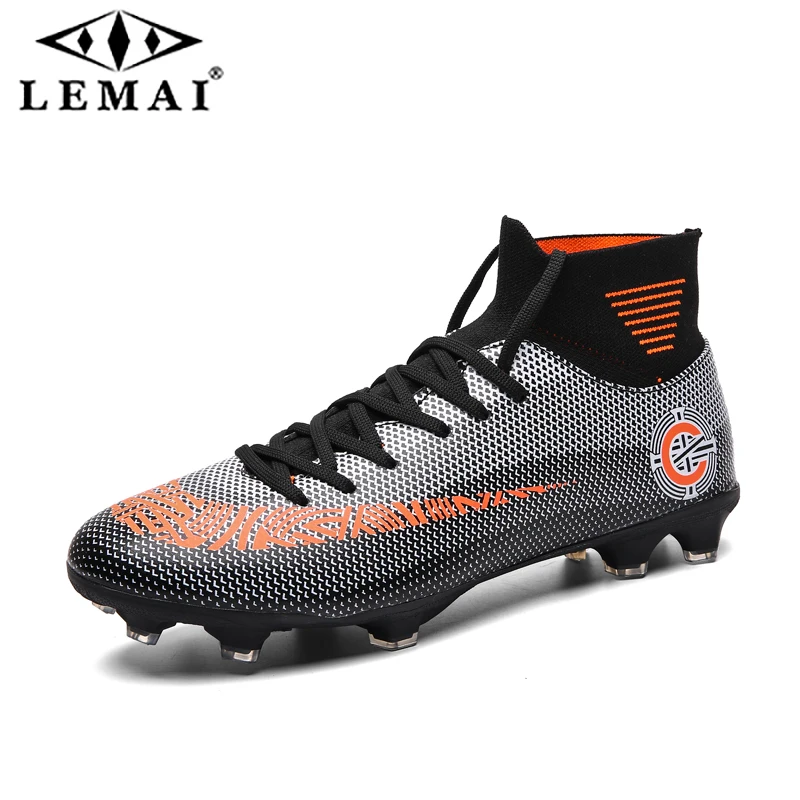 Мужская Осенняя обувь для футбола нескользящие бутсы футбольная кроссовки