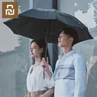 Автоматический складной зонт Xiaomi 90Fun, зонт со светодиодной подсветкой и защитой от ветра UPF50 +, зонт с УФ соматосенсорным охлаждением