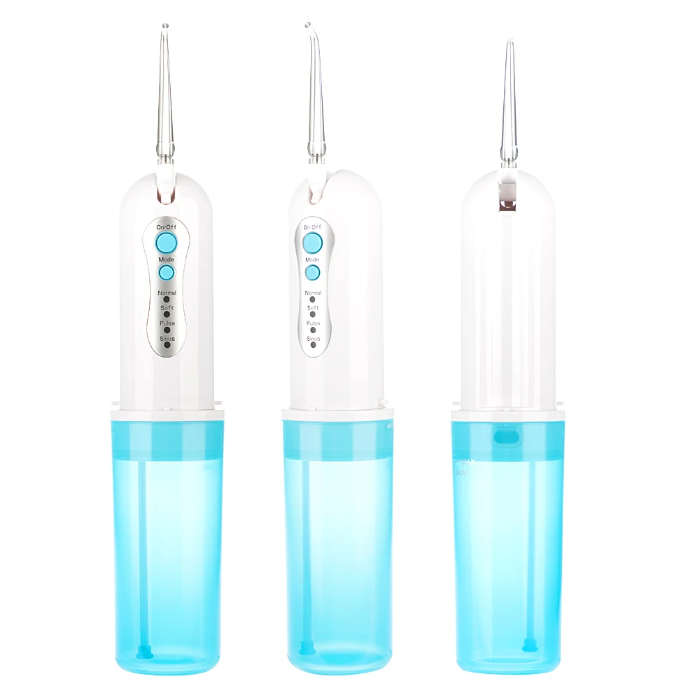 4 режима Ирригатор для полости рта USB Перезаряжаемые воды нить переносная зубная