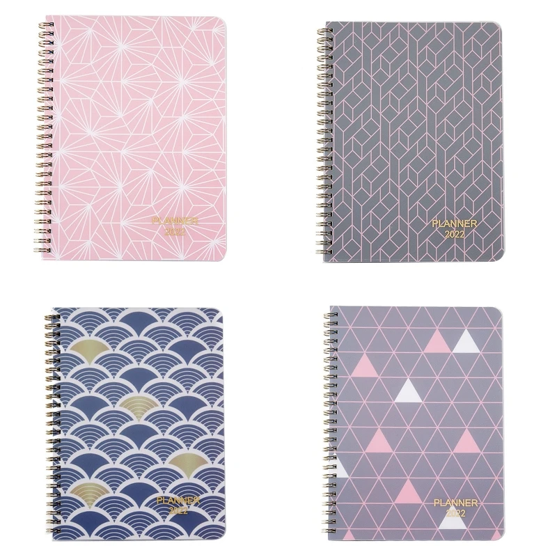

New Planner Waterproof PP Cover A5 Notepad To-do-list Pad with Monthly Index Tabs 360 Flipping for Office Women Men School