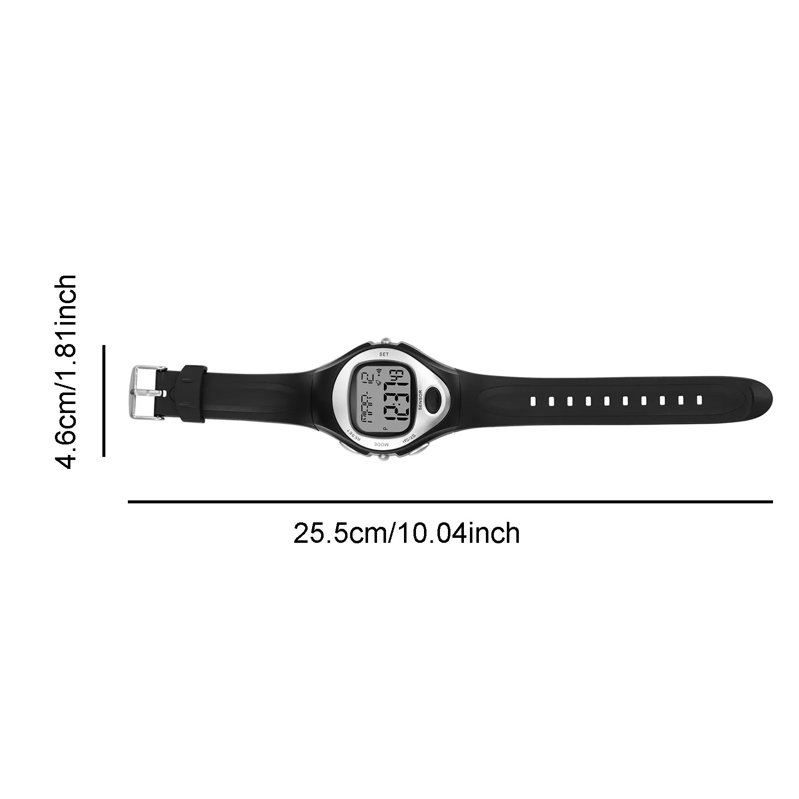 

New mens watch Heart Rate Monitoring Multifunctional Sports Electronic Watch Plastic Strap 30M Waterproof digital watch relogio