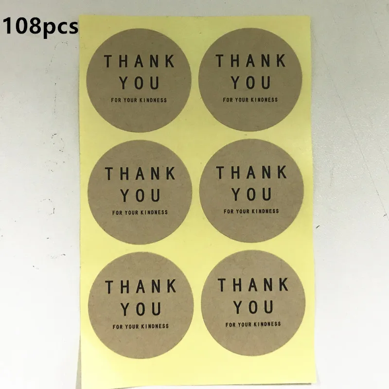 kraft round 108pcs 100 шт/108 шт прозрачный пластиковый пакет Dragee конфеты Подарочный мешок для печенья матовый OPP Свадьба День Рождения Вечеринка упаковочный мешочек кисет коробка - Цвет: kraft round 108pcs