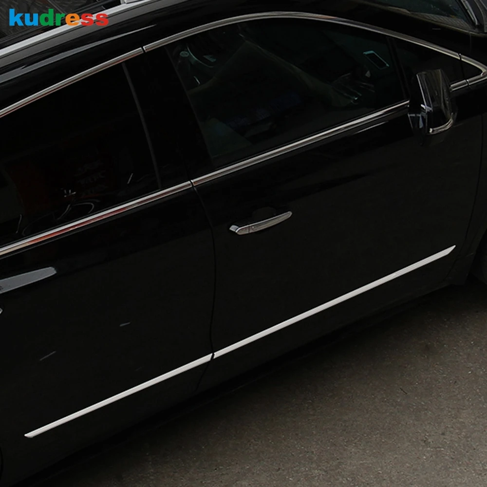 Для Cadillac XT5 XT 5 ABS Хром ABS наружный, внешний дверь автомобиля боковая декоративная наклейка литье Накладка наклейка