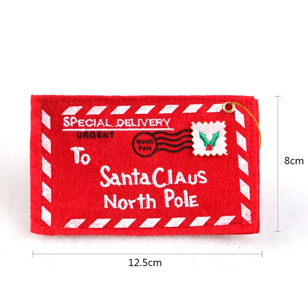 Уникальный рождественский Конверт рождественские конфеты поздравительные