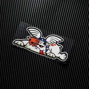 Светоотражающие наклейки NO.TL015, водостойкие, Росси, бульдог, Рип Гвидо