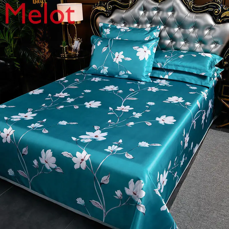 

Ice Silk Three-Piece Set of Summer Sleeping Mat Washable Air Conditioner Soft Seat Bed Sheet Summer Mat Ice Silk Mat Foldable