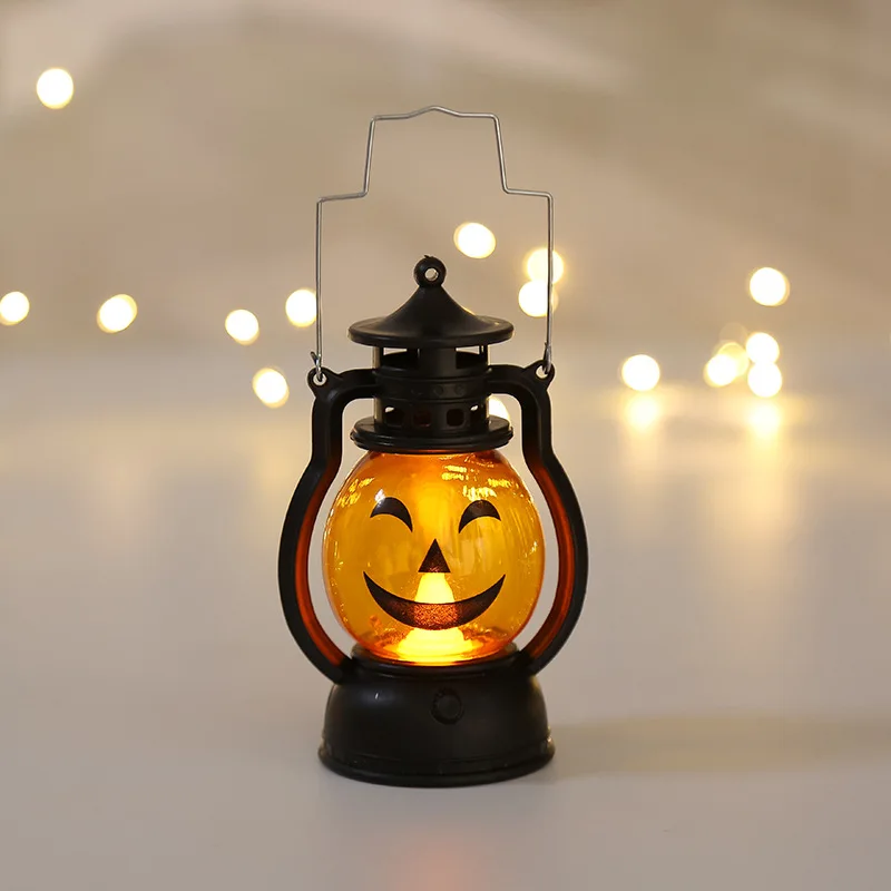 Pumpkin Head LED Lantern Halloween Decoration Props Creative Holiday Bar Party Light Oil Lamp | Дом и сад