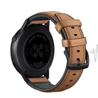 Ремешок для часов Samsung Watch 4 40 мм 44 мм, силиконовый и кожаный браслет для Samsung Galaxy Watch 4 Classic 42 мм 46