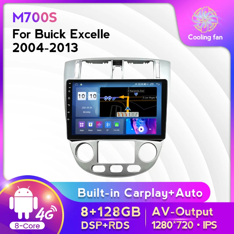 Автомагнитола на Android 11 для Chevrolet Lacetti J200 2004-2013 Buick Excelle Hrv Daewoo Gentra 2 2013-2015 | Автомобили