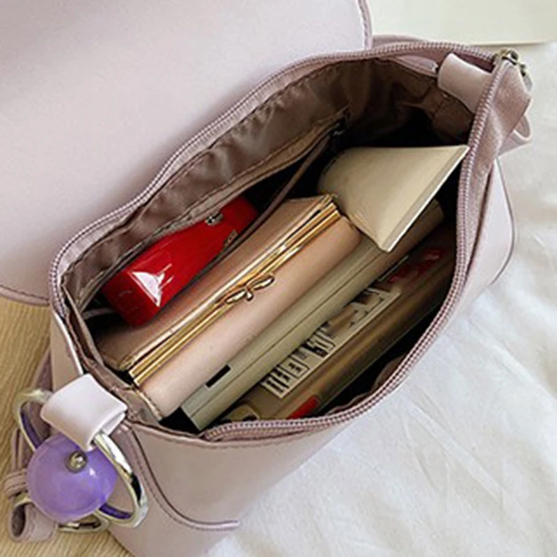 

Textured Small Bag Female Bag Fashion Casual Shoulder Messenger Bag Stone Pattern Arm Under Bag