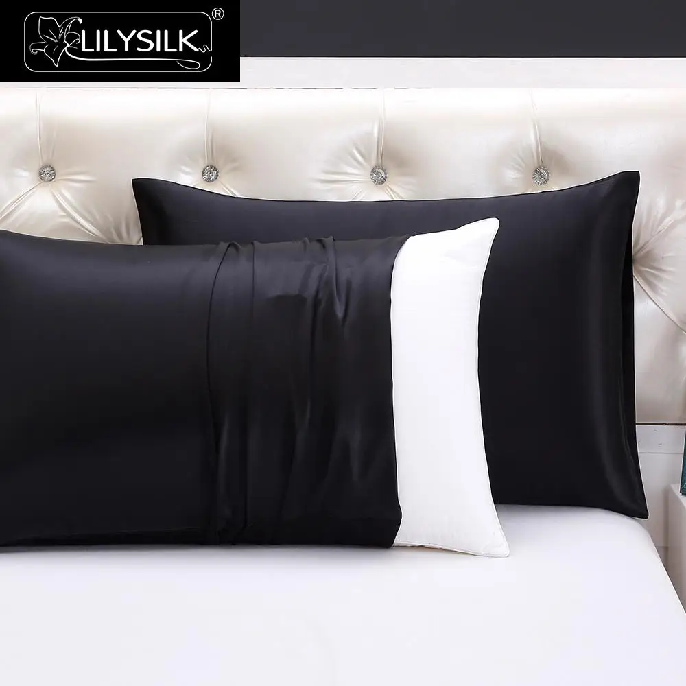 Lilysilk Наволочка шелковая 100% натуральный шелк Mulberry 25 Momme 40x60см 50x70см|long pillowcase|silk