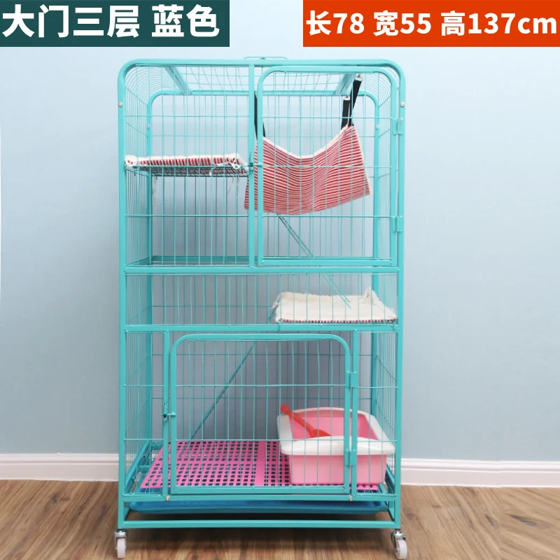 Клетка для кошек домик дома большой размер свободное пространство двухслойный