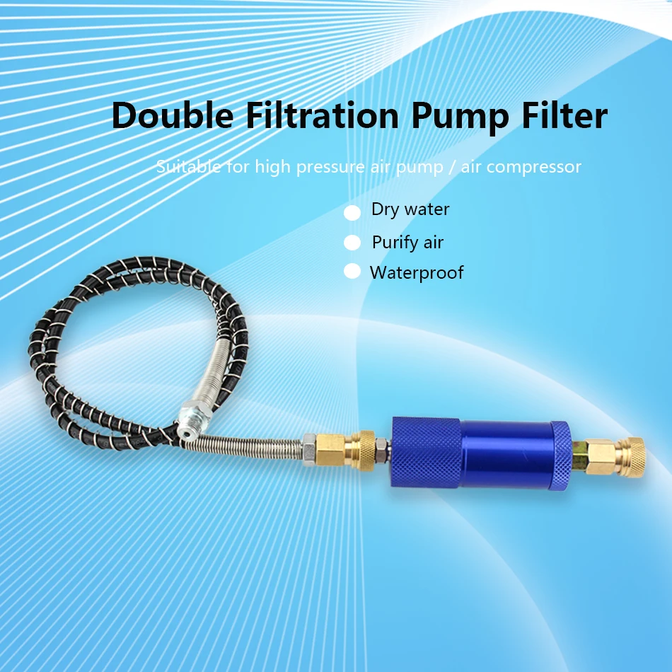 Ручной насос PCP для пейнтбола воздушный фильтр сепаратор воды и масла нитевая