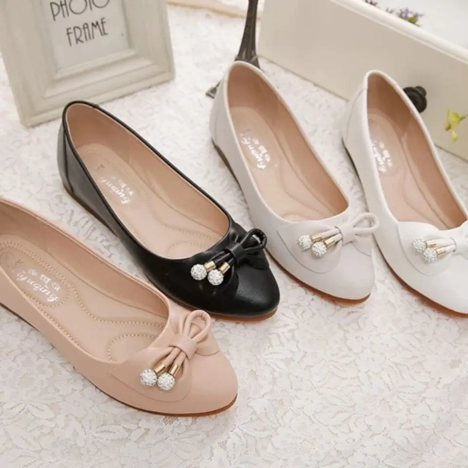 

Женские туфли на плоской подошве, Новинка весна-осень 2022, универсальные туфли с закрытым носком и мягкой подошвой в Корейском стиле, летние ...