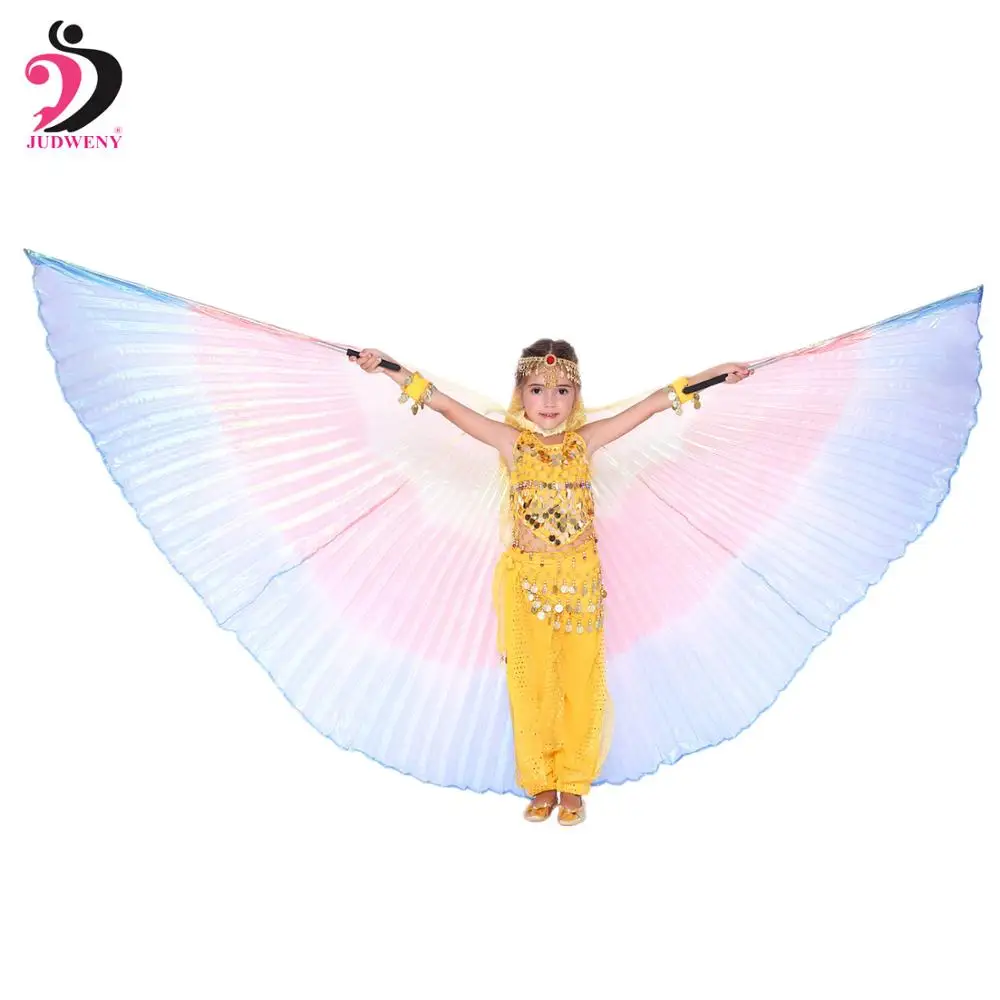 Крылья для танца живота палочки детей девочек взрослых Одежда танцев костюм Isis