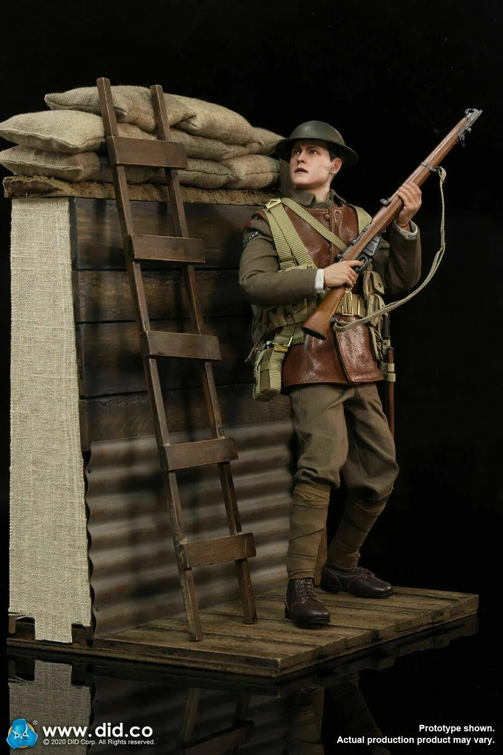

DID E60061 Male 1/6 Scale Military Figure Model Position Scene and WWWI British Infantry for 12" Action Figure Toys
