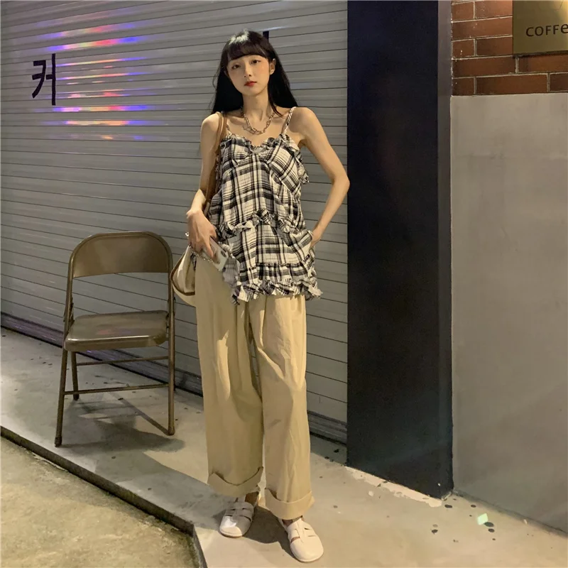 Женский жилет с V-образным вырезом без рукавов | Женская одежда