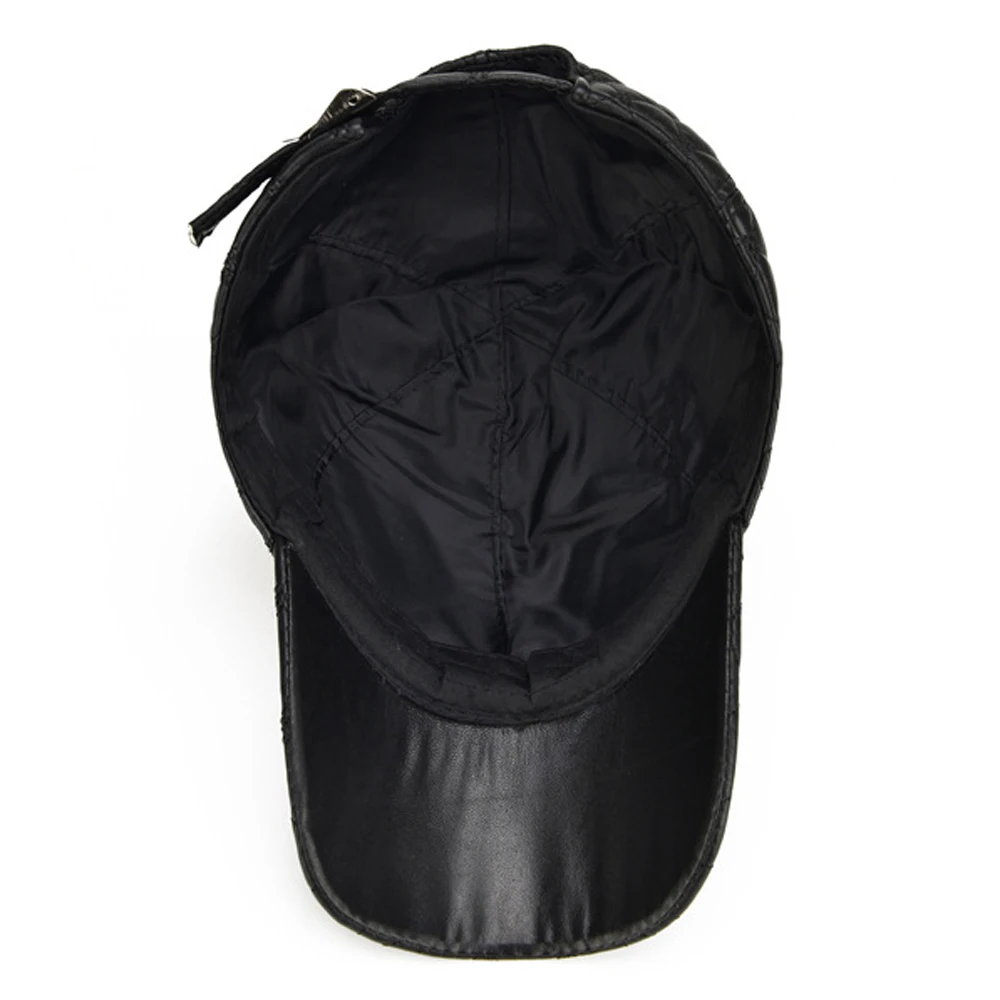 Мужская бейсболка из натуральной овечьей кожи Осень-зима 2020 | Аксессуары для