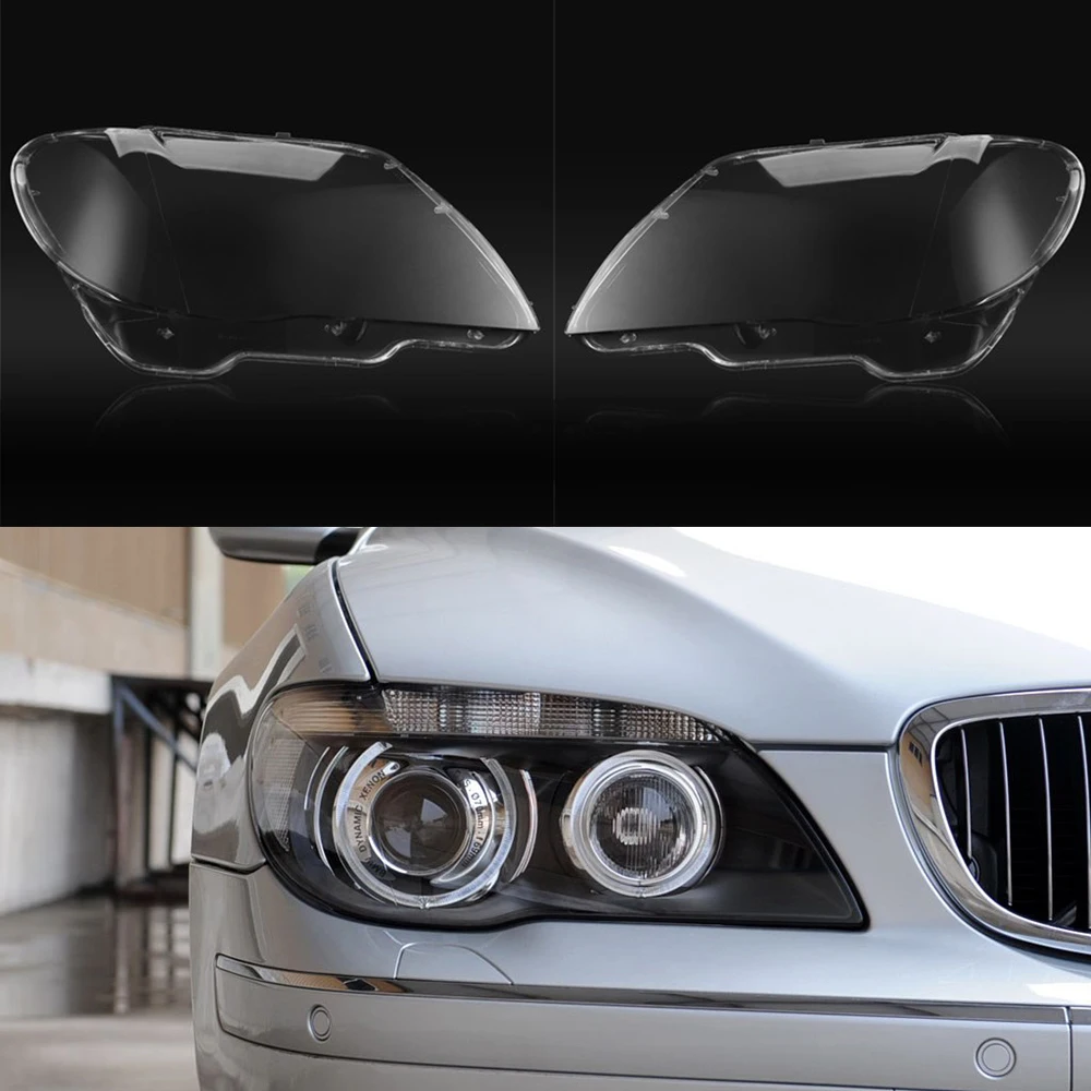 

Car Front Headlight Cover PC Headlamp Lampshade Lamp cover glass Shell For BMW 7 series E66 E65 730 750 760 2004-2008 Housing