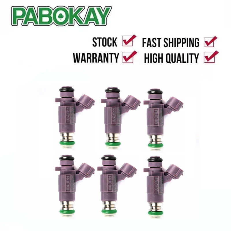 

BRAND NEW SET OF 6 FUEL INJECFOR FOR 1999-2004 NISSAN INFINITI 2.0 2.5 3.0 3.5L