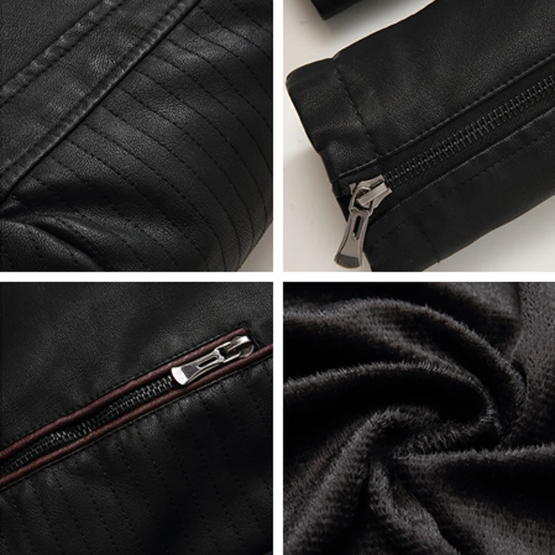 Мужское пальто из искусственной кожи для фитнеса мотоциклетное осенняя мужская