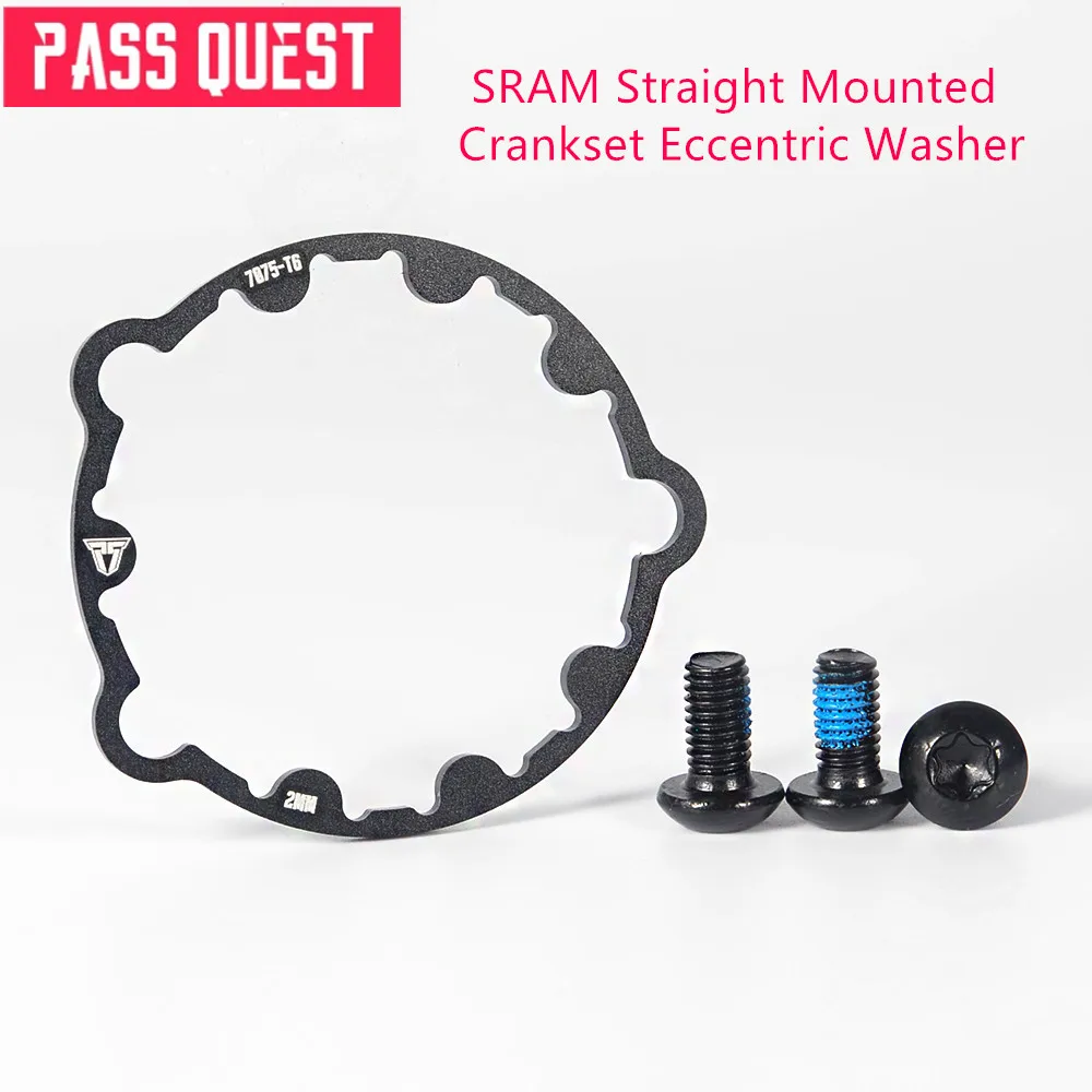 Pass Quest Gxp офсетная рукоятка шайбы 1 6 мм 2 5 Al7075-T6 для Sram рукоятки Аксессуары