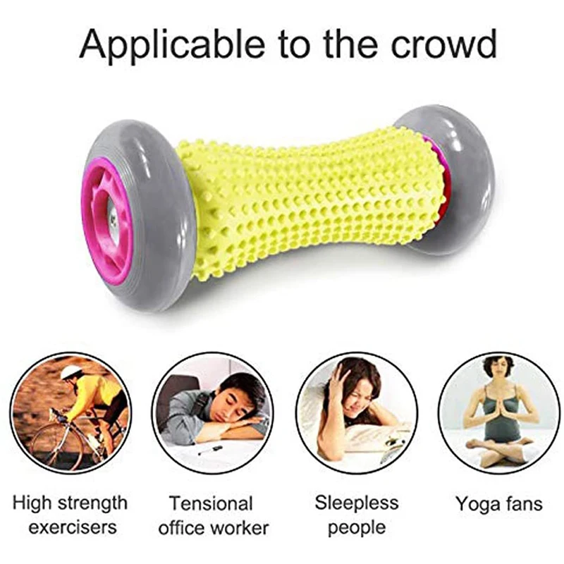 

Foot Roller Massage For Relief Plantar Fasciitis And Heel Foot Arch Pain Reflexology Massager For Back Leg Hand Muscle Relax Hot