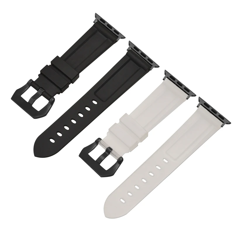 Ремешок резиновый для Apple Watch Band водонепроницаемый спортивный браслет iWatch Series 5 4 3