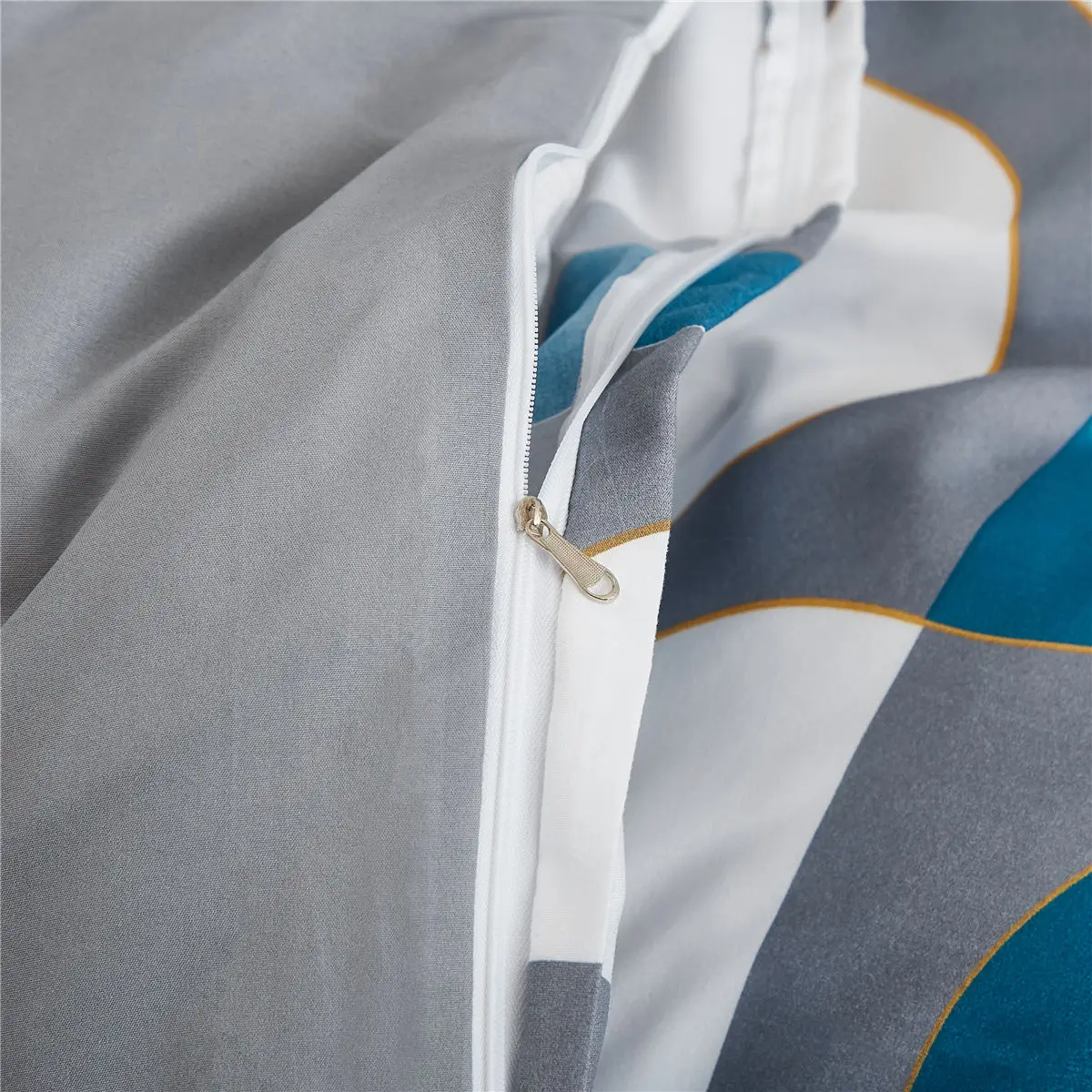 

Luxury Geometric Bedding Set Comfortable Home Textiles 2/3pc Duvet Cover Pillowcase Adults Twin Queen King Size Quilt Covers