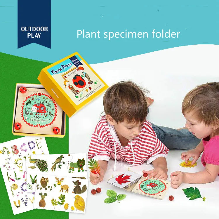 

MiDeer Explores Nature DIY Plant Specimens Embosser Specimens Clip Children's Handmade Gifts 3 Years Old plus kids