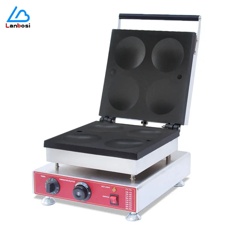 

Коммерческая Машина Dorayaki с четырьмя отверстиями, маффины, кондитерские изделия для завтрака, выпечки, вафель, электрическое оборудование д...