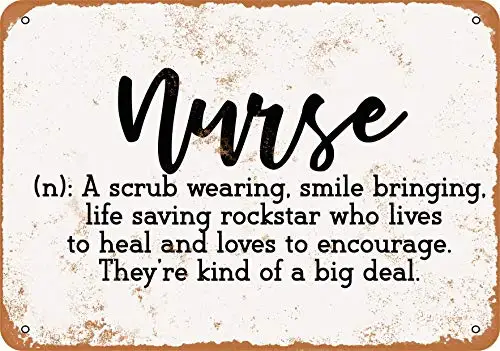 Металлический знак-сестра определение-винтажный внешний вид Настенный декор для