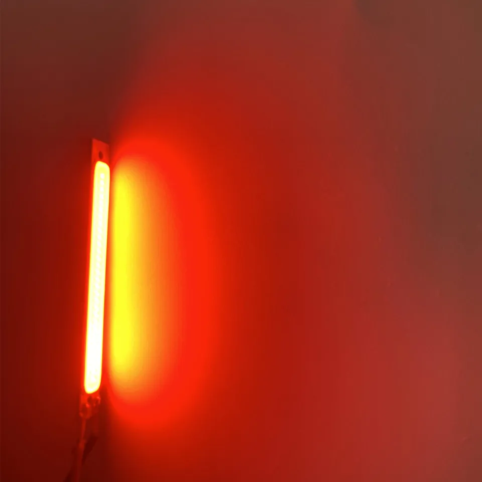 

Otzhb 20pcs 2V /3V COB Strip Light 3.7V Chip On Board 60MM Cold White Color 3W LED for Work Lamps DIY