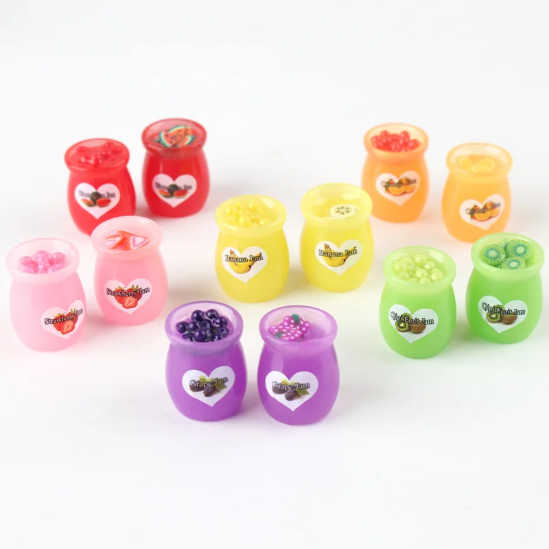 4 шт. слизи очарование фруктовые конфеты консервы Джем Икра кукольный домик