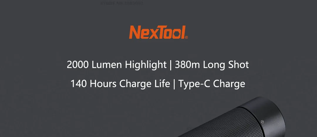 Xiaomi Youpin Nextool 380 лм м Usb-C перезаряжаемый 5 режимов Ipx7 водонепроницаемый светодиодный фонарь type-C для кемпинга