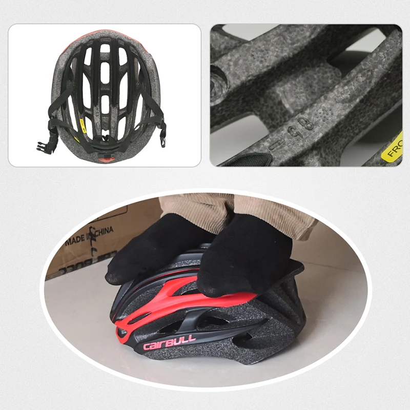 

Cairbull Ultralight Road Bicycle Helmets With Light Men Women Mtb Bike Racing Cycling Integrally-molded Helmet Casco Ciclismo